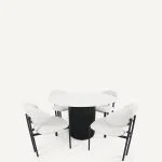 Bowden Table + Vivi Chairs
