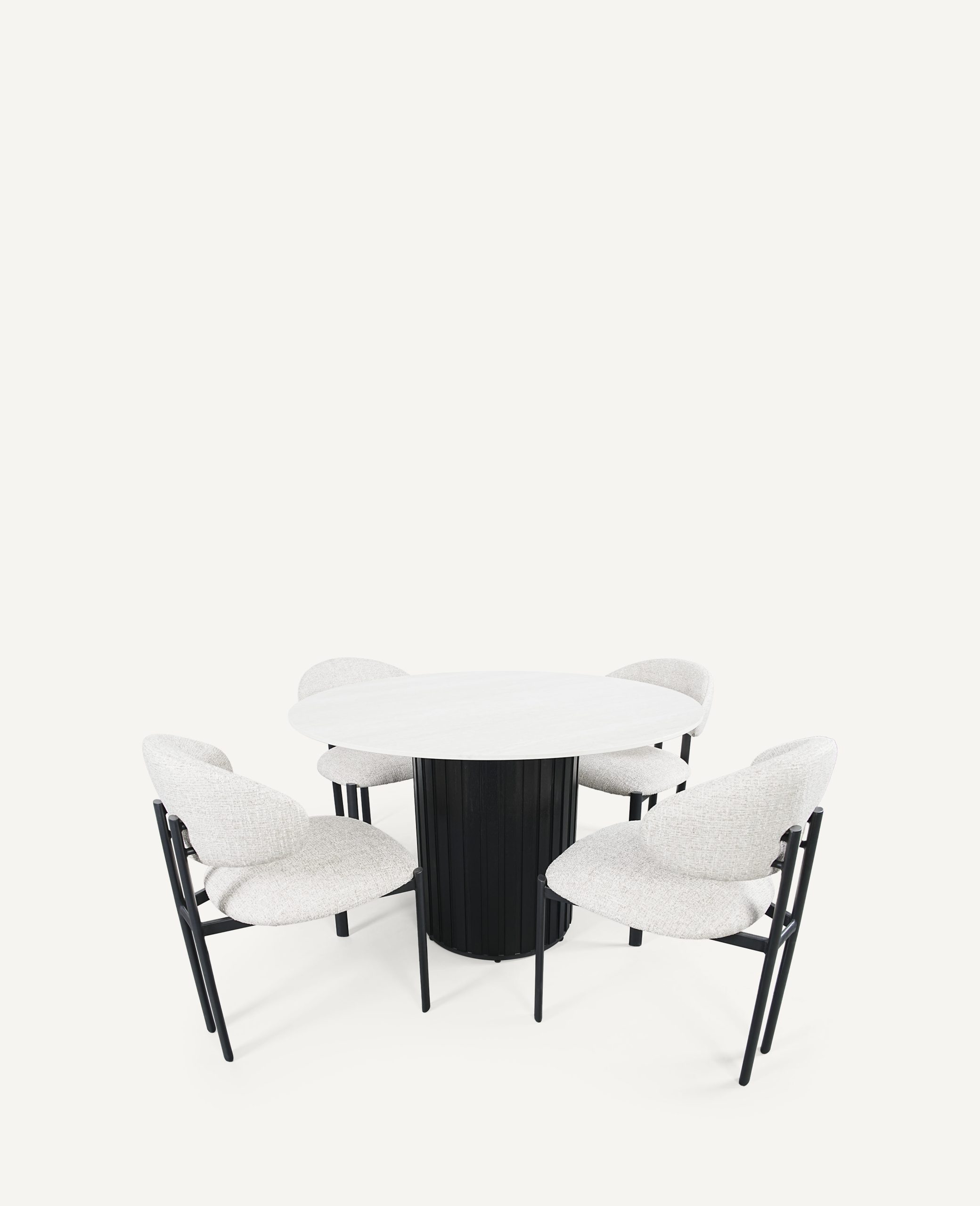 Bowden Vivi-1 Bowden Table + Vivi Chairs - Image 1