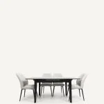 Loop Table + Adel Chairs